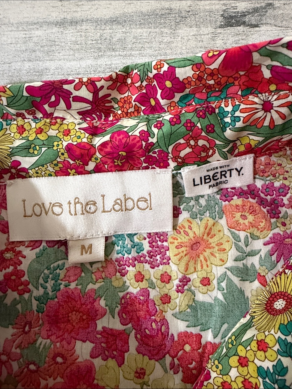 Love the Label Marta Mini Dress in Margaret Annie Liberty Print Size M - Picture 8 of 13